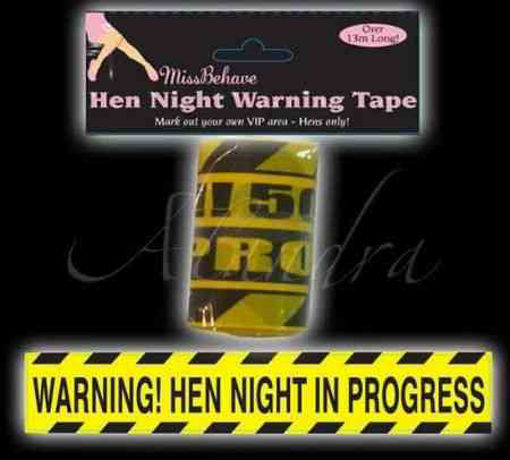 Picture of WARNING TAPE HEN NIGHT